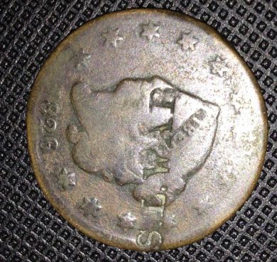 Help-Needed-::-1826-Coronet-Cent-Stamped-With-S.l.-War